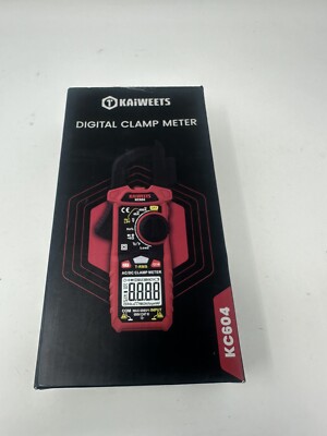 KAIWEETS KC604 Digital Clamp Meter 4000 Counts Voltage Tester Diode NCV