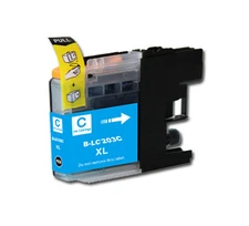 1 PK CYAN ink Cartridge w/ chip fits Brother LC203 XL J680DW J880DW J885DW