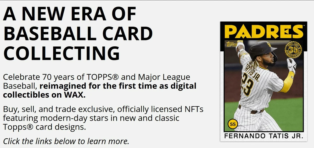 Topps Unveils 2021 Topps Series 2 Baseball NFT Collection #7 Topps Unveils 2021 Topps Series 2 Baseball NFT Collection