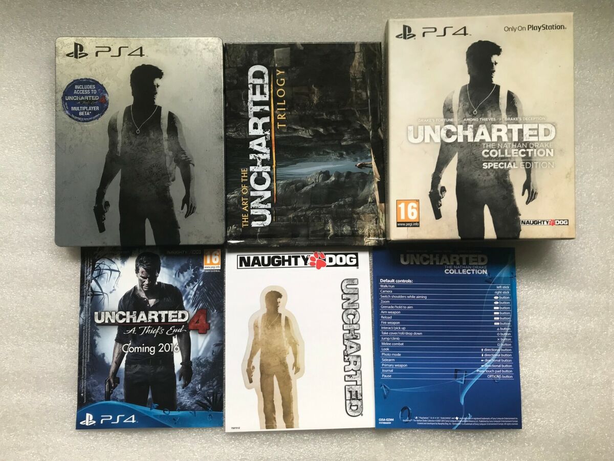 Kit Stickers Uncharted The Nathan Drake Collection Promo sony Among Fortune