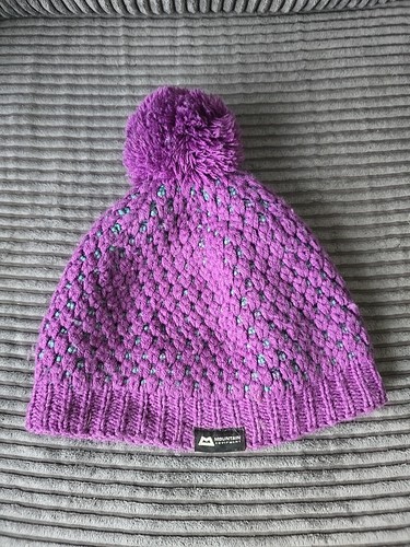 Cappello berretto donna attrezzatura da montagna viola taglia unica  - Foto 1 di 9