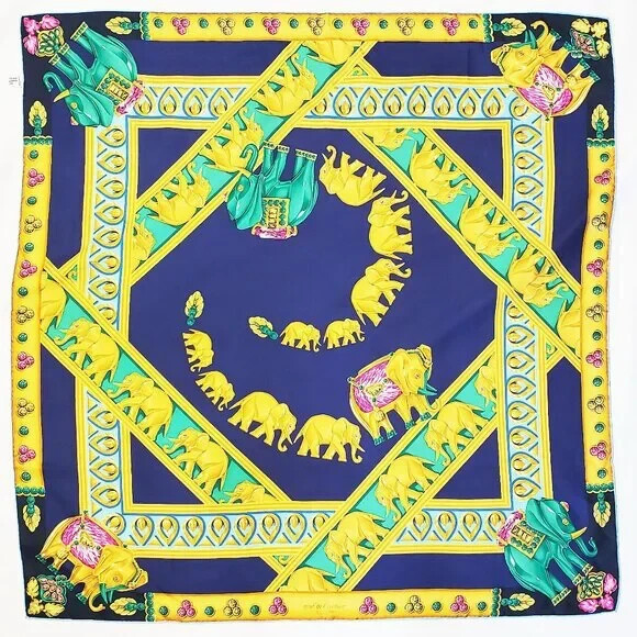 Cartier Huge Scarf. Silk Jacquard 
