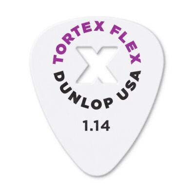 Dunlop Tortex Flex X Standard Guitar Picks, 1.14mm, 12-Pack