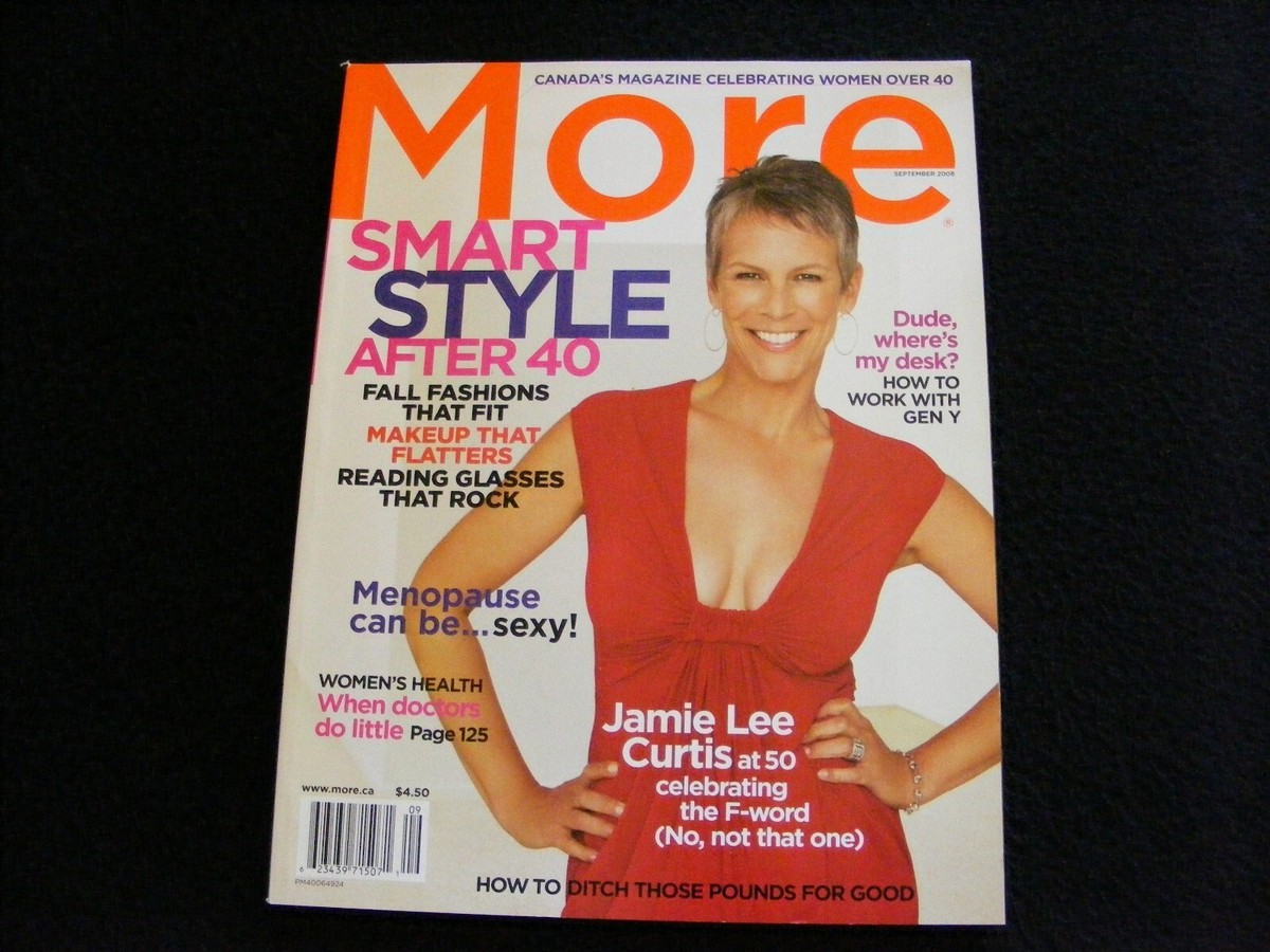MORE magazine 2008 09 Jamie Lee Curtis | eBay