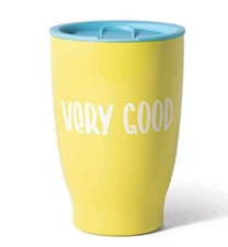 Stainless Steel Wine Drink Tumbler 12 oz Yellow Tabitha Brown for Target