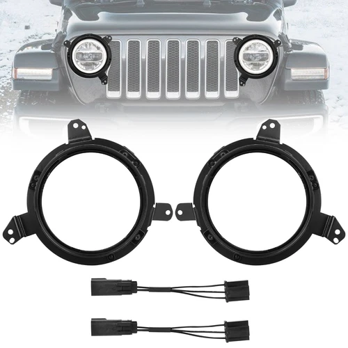 Faros antiniebla LED Demon para Jeep Wrangler JL JLU Gladiator JT 2018-2025 - Imagen 22 de 24