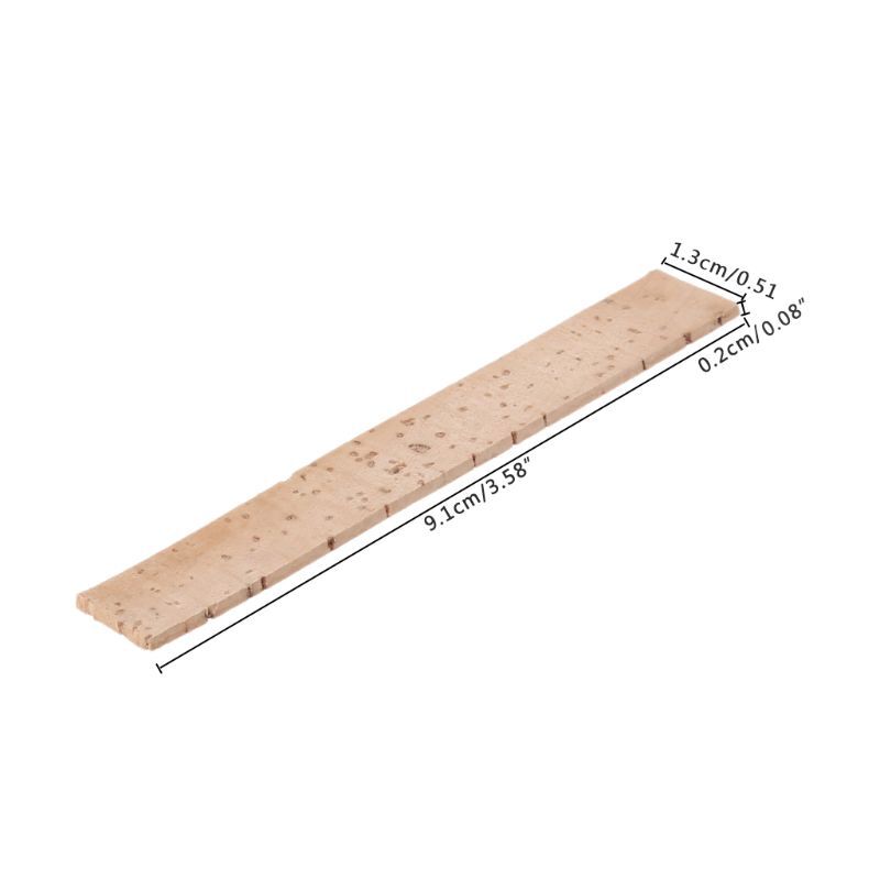 10Pcs Cork, Neck Joint Cork Strips Sheet Cork