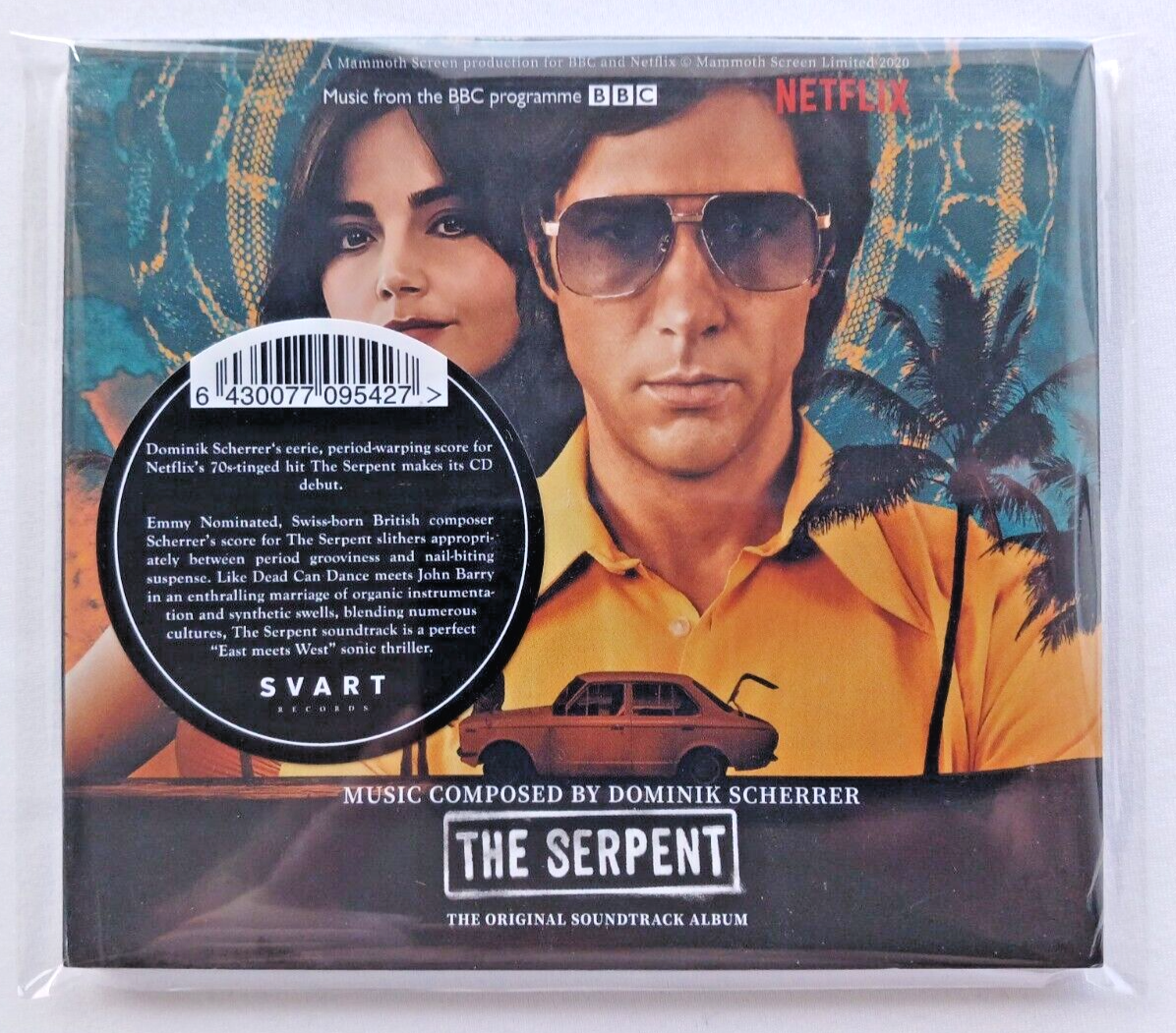 DOMINIK SCHERRER THE SERPENT NETFLIX ORIGINAL SOUNDTRACK CD