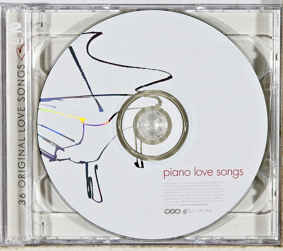 Various - Piano Love Songs (CD 2004) - Image 2 of 3