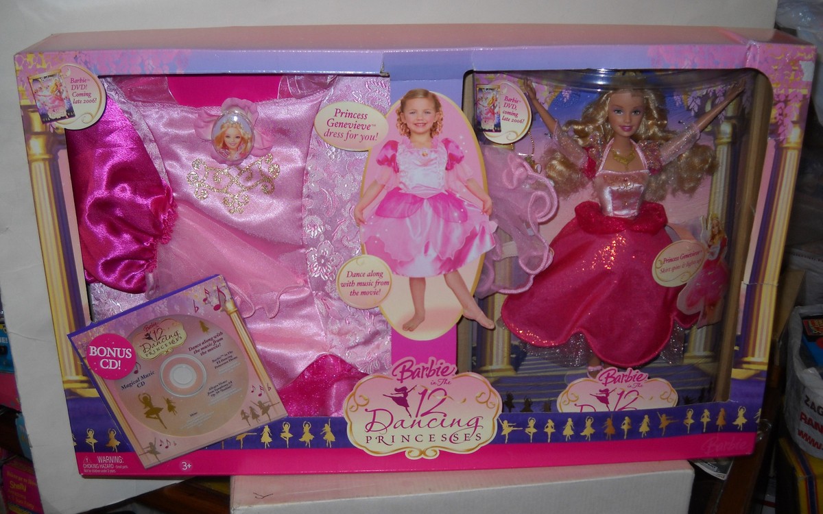 #4671 NRFB Mattel 12 Dancing Princesses Barbie as Princess Genevieve Giftset
