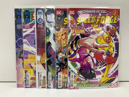 Speed Force #1-6 Complete High Grade DC Comic Run Dawn of DC Williams Di Nicuolo