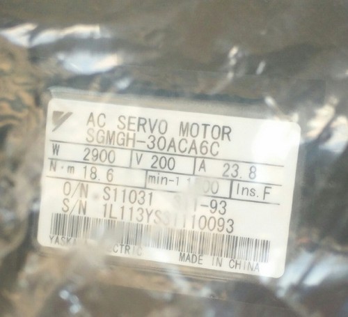 Servo motor de aire acondicionado YASKAWA SGMGH-30ACA6C SGMGH30ACA6C Nuevo en caja envío acelerado - Imagen 2 de 4