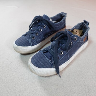 Blowfish Malibu Shoes Womens Narrow Blue Sneaker Beach Surf Skate Boho  Hippi