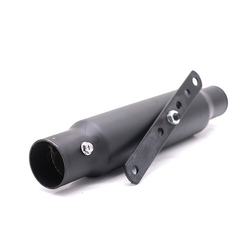 Motorcycle Universal Exhaust Pipe Muffler Silencer Black For Harley Cafe Racer - Picture 4 of 6