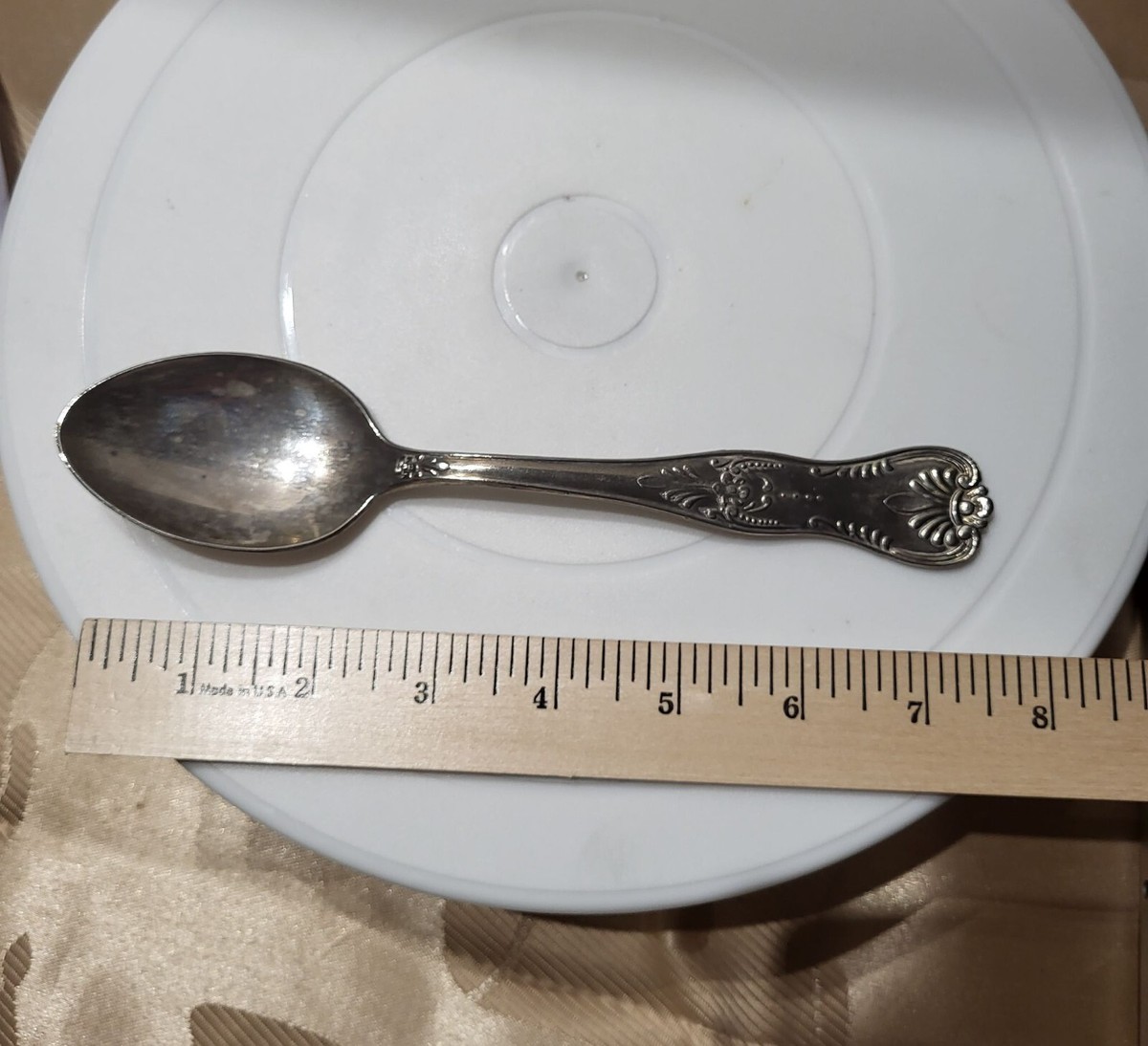 Vtg ITALY Plated A800 EP ZING Serving Spoon / Spoon flatware