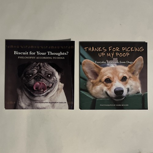 Thanks for Picking Up My Poop & Biscuit For Your Thoughts? Dog Books, BRAND NEW