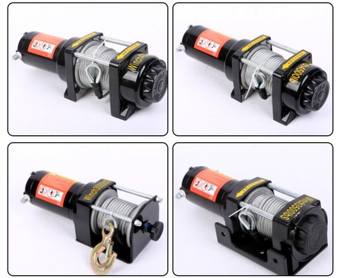 12V Offroad Selbstrettung Hebegewicht Fernbedienung Kran Heben Auto Seilwinde - Bild 10 von 17