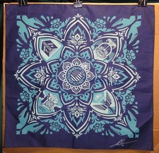 Rare SIGNED Shepard Fairey Bandana - Artists Band Together 2020 - LOOK