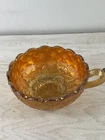 Vintage Imperial Pansy Nappy Carnival Glass Marigold EUC No Chips or cracks