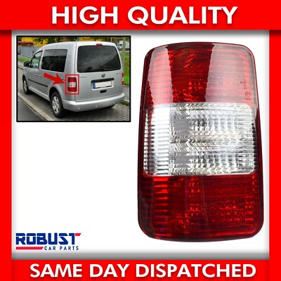 FOR VOLKSWAGEN CADDY REAR TAIL LAMP LIGHT LEFT PASSENGER SIDE N/S (2004-2011)