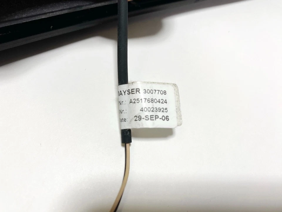 06-13 MERCEDES BENZ CLASE W251 R CUARTO TRASERO IZQUIERDO VENTANA SELLO METEOROLÓGICO OEM Foto 3 de 3