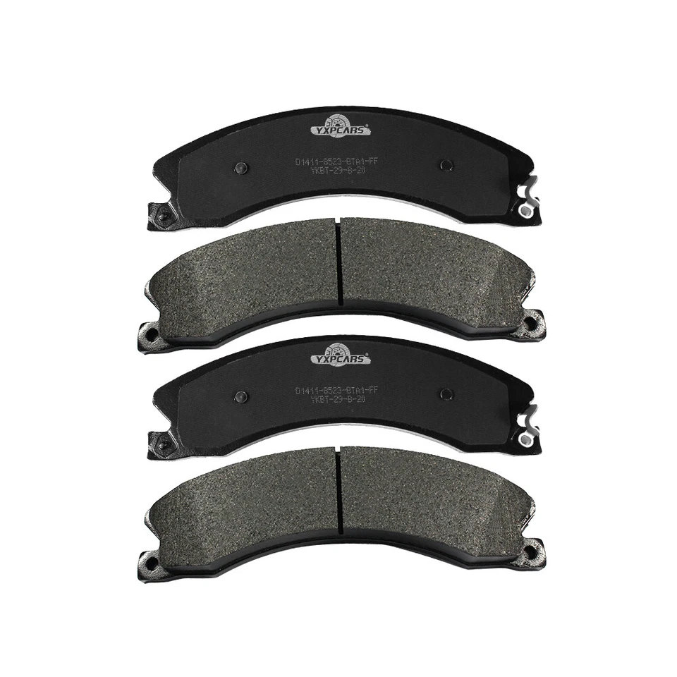 Pastillas de freno delanteras traseras de cerámica para Chevy Sierra 2500 3500 HD Nissan NV1500 NV2500 Foto 2 de 4