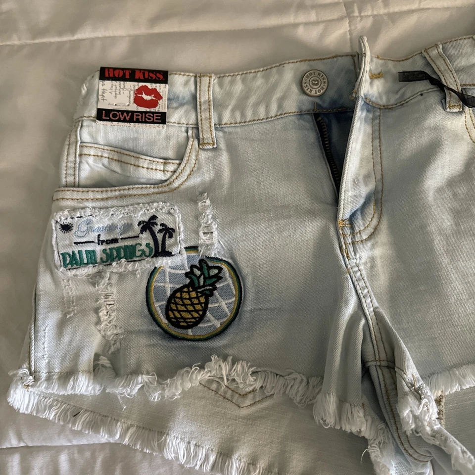 Pantalones Cortos Denimn Nuevos Talla 11 Juniors Foto 2 de 4