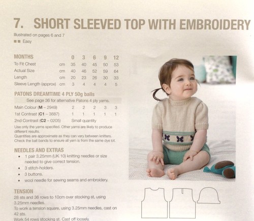 PATONS BOOK 1306, RETRO BABES, 12 DESIGNS, 0-12 MTHS, 4 PLY, Knit & Crochet - Picture 8 of 24