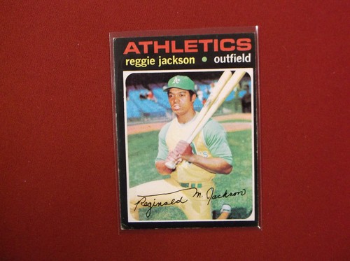 1971 Topps Baseball # 20 Reggie Jackson VG-EX - Foto 1 di 2