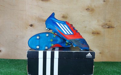 シューズ ADIDAS ADIZERO F50 SG SIZE40 Adidas F50 Adizero SG Blue Leather Football Soccer Cleats