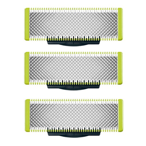 3 cabezales de cuchilla de repuesto para afeitadora Philips OneBlade QP2520/QP6510/QP6530 - Imagen 14 de 14