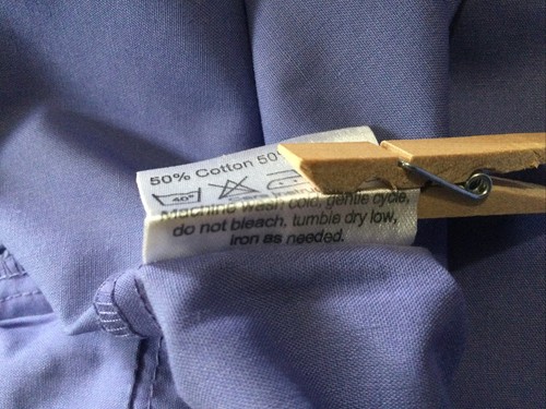 Plazatex Standard Kissenbezug Kornblumenblau mit Ösen Stil Bordüre Borte - Bild 7 von 7