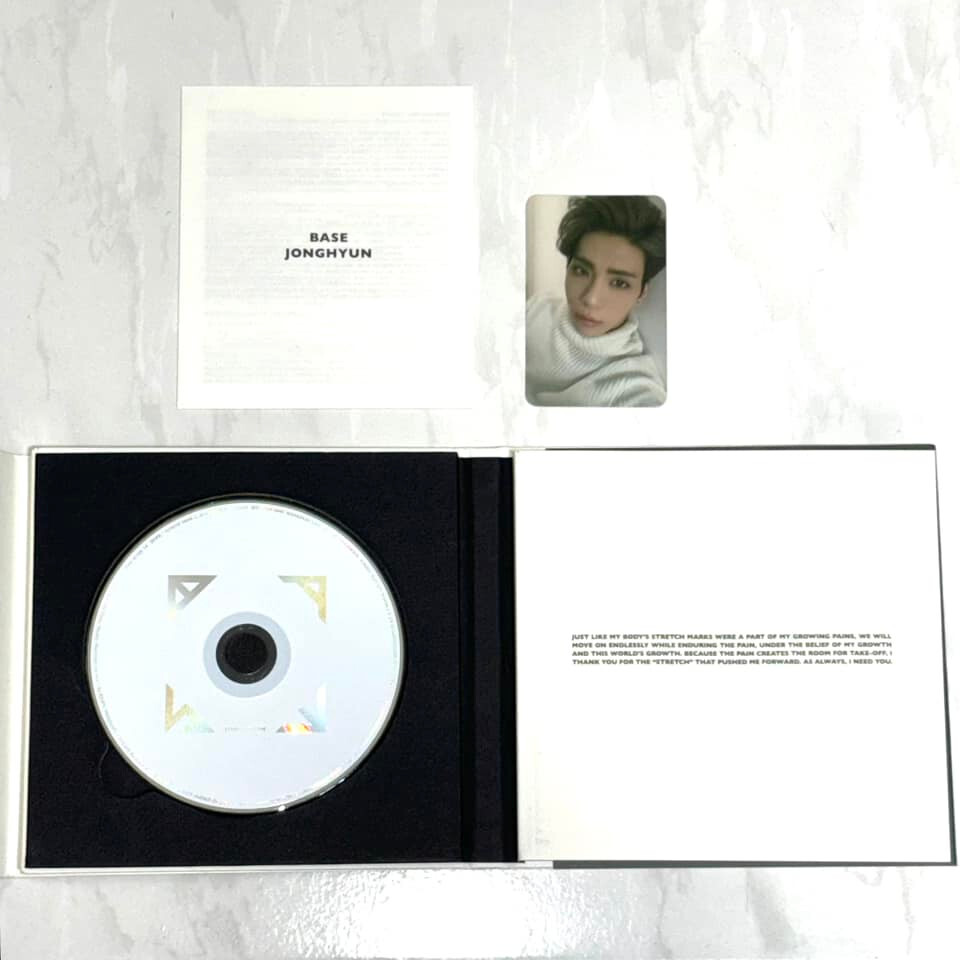 JONGHYUN BASE ミニアルバム 新品 SHINee JongHyun [Base] Autographed Signed Album | eBay