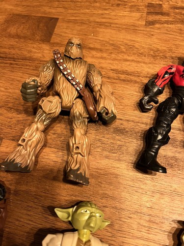 Star Wars Boba Fett Hero Mashers Action Figures Hasbro Lot Vader JAJA Yoda Chewy - Picture 10 of 10