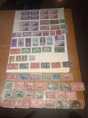 SL 5180/ US Stamps MNHOG, MHOG, MNG, & Used Older us stamps collections lots