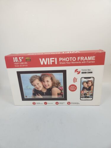 FRAMEO 10.5 Inch Smart WiFi Digital Photo Frame 1920x1280 FHD IPS LCD To...