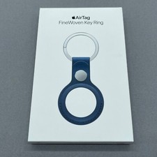 Image of Genuine Apple Airtag FineWoven Key Ring Holder Case - ALL COLOURS - New