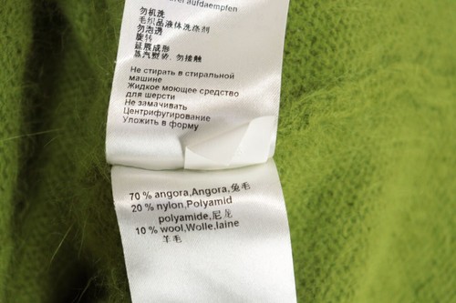 MARCCAIN Green Angora Wool Knit Cardigan Sweater 1 - Picture 15 of 15