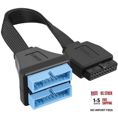 USB 3.0 Header Splitter Extension Cable,Motherboard USB 3.0 Internal hub