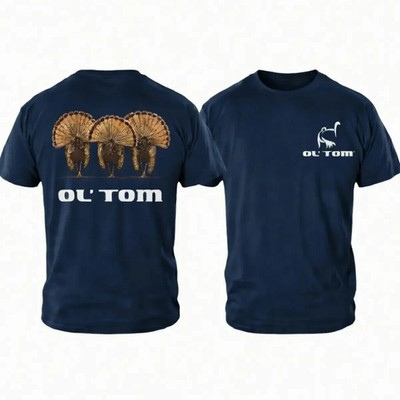 Ol  Tom Wild Turkey Graphic Tee Hunting T-Shirt
