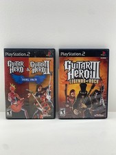 Guitar Hero & Guitar Hero II Dual Pack And Hero 3 (Sony PlayStation 2, 2007)