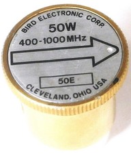Bird wattmeter slug 50watt 400-1000mhz 50e