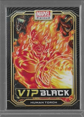 2023 Marvel Platinum Human Torch Achievement VIP Black #VIP-2 