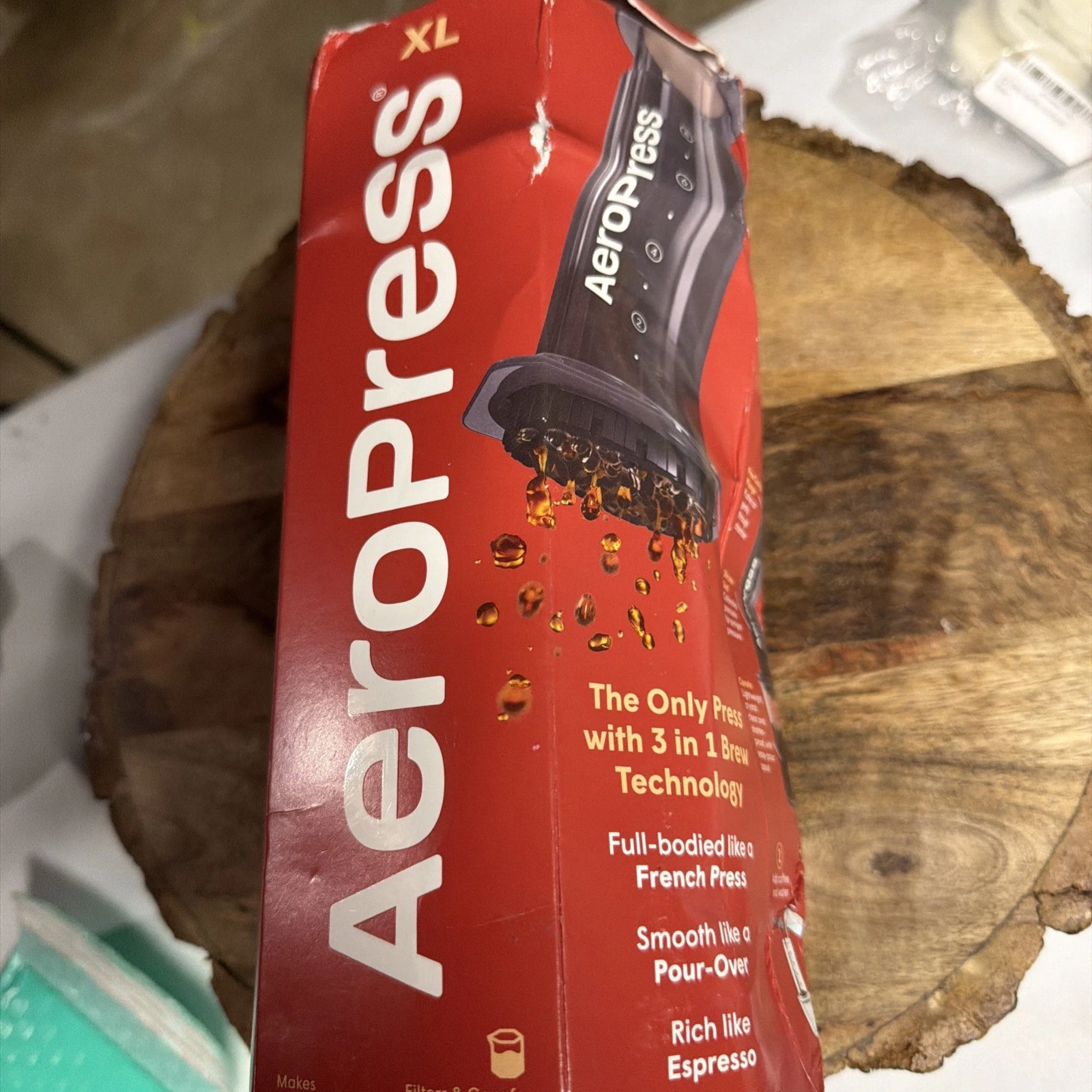AeroPress XL - 3in1 Brew Technology: French Press, Espresso, Pour-over, new