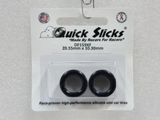 QuickSlicks DF159XF Silicone Tires for 17X10mm for various 1:32 Slot Car Part
