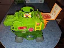 Vintage 1989 Playmates TMNT  Pizza Thrower Vehicle Incomplete Untested