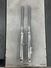 2004 Harley FXDL 39mm Dyna Front Forks Suspension Single Disc 1” Axle FXR XL