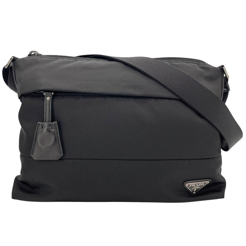 PRADA Black Nylon Shoulder Bag Model 3296