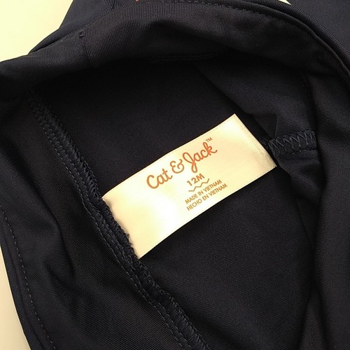 Cat & Jack Toddlers Navy Blue Swim Leggings UPF 50+ Sun Protection Swim Pants - Picture 5 of 10