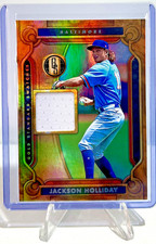 2023 Panini Chronicles Gold Standard Jackson Holiday Swatches #GSS-JH Orioles